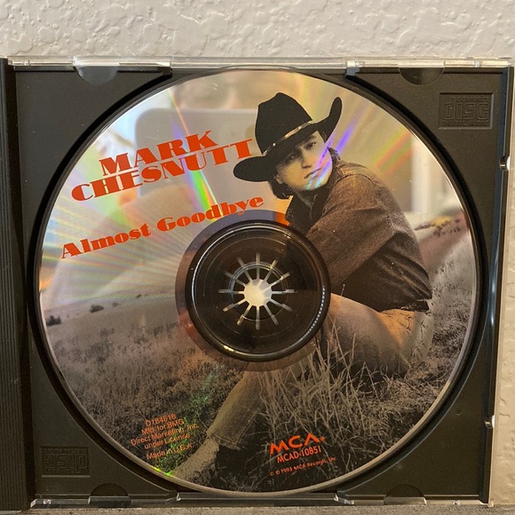 CD ~ Mark Chesnutt, “Almost Goodbye” 1993 - Picture 4 of 4